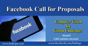 facebook research call for proposals